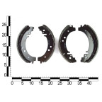 Колодка тормозная задняя ВАЗ 2101-07, 2121-214 (к-т 4 шт.) ″BOSCH″ купить недорого