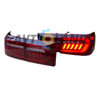 Фонари светодиодные в стиле AUDI на ваз 2110, 2112 - красные