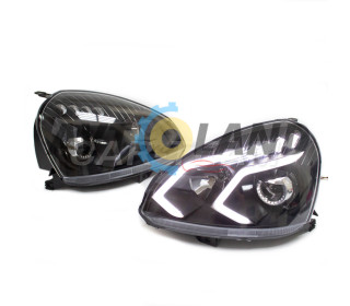 Фары передние 2170  в стиле Mercedes AMG с плавающими поворотниками + Bi-LED (к-т 2шт)