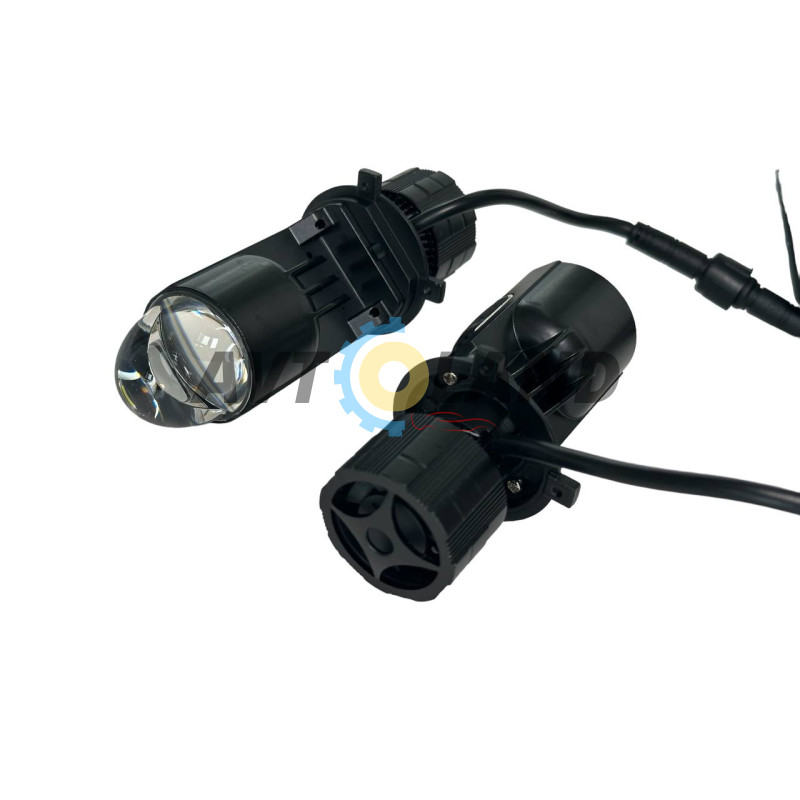 Led cветодиодные мини линзы Bi-LED MiniLens A82 H4 1.4″ 5700k 7200lm 40w 12-24v купить недорого