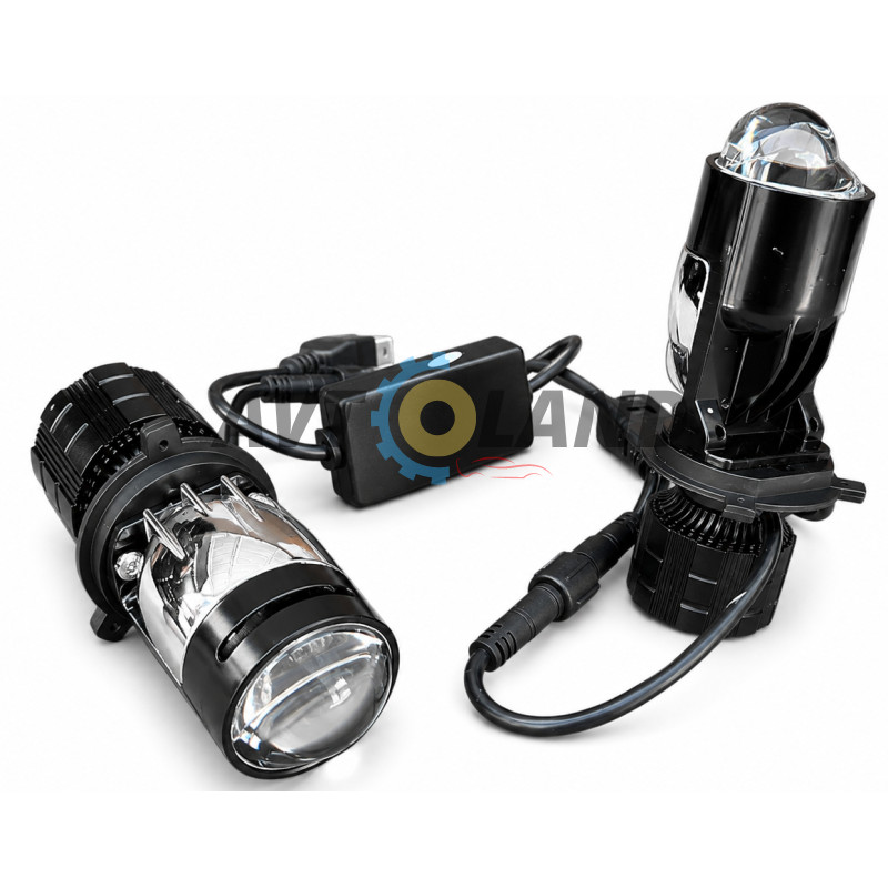 Led світлодіодні міні лінзи Bi-LED MiniLens A82 H4 1.4″ 5700k 7200lm 40w 12-24v купити дешево