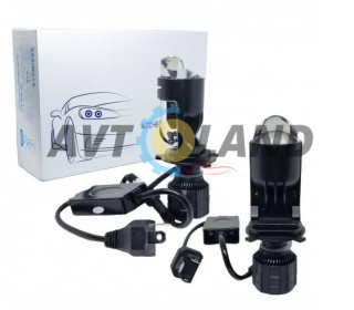 Led світлодіодні міні лінзи Bi-LED MiniLens A82 H4 1.4″ 5700k 7200lm 40w 12-24v