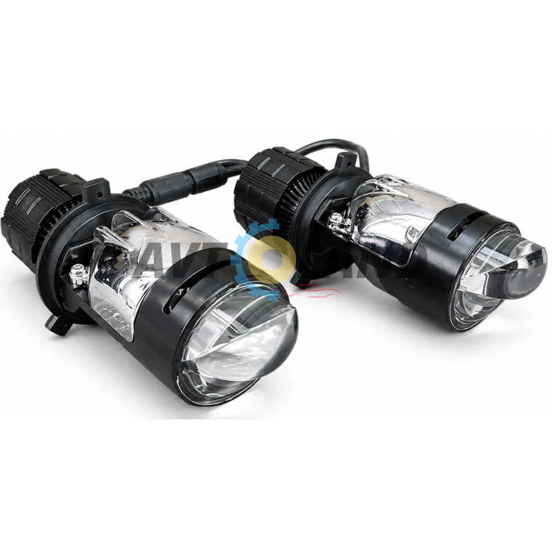 Led світлодіодні міні лінзи Bi-LED MiniLens A82 H4 1.4″ 5700k 7200lm 40w 12-24v купити дешево