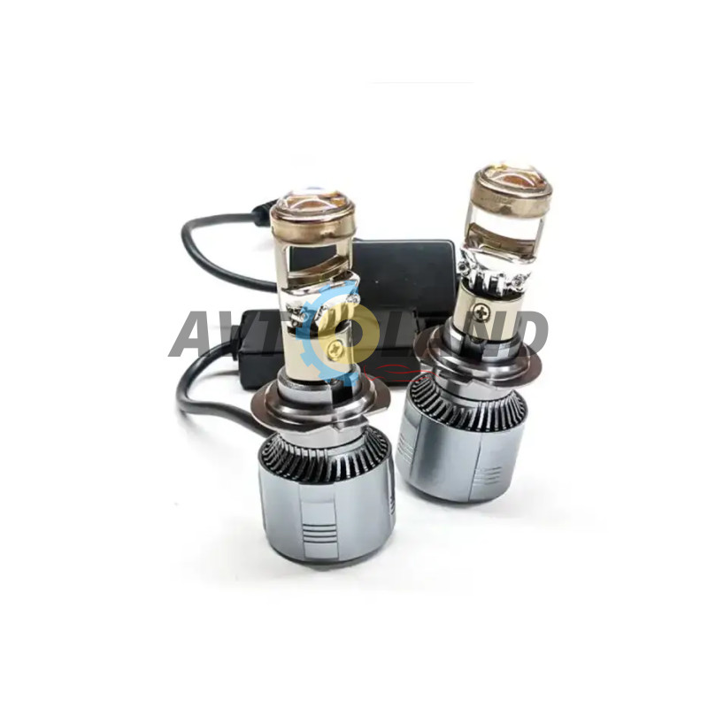 Лампы LED мини-линзы G01- H7 MINI LED LENS(60Bт,12000Лм,6000К,9-18v.Цоколь Н7) купить недорого