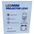 Лампы LED мини-линзы G01- H7 MINI LED LENS(60Bт,12000Лм,6000К,9-18v.Цоколь Н7) купить недорого