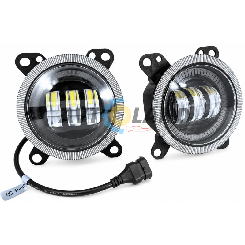 Противотуманные LED фары DAF XF105,CF65,CF75,CF85,LF45,LF55 (30ВТ) (2 режима белый/желтый) купить недорого
