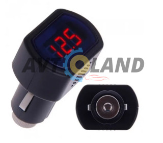 Цифровой вольтметр для автомобиля в прикуриватель