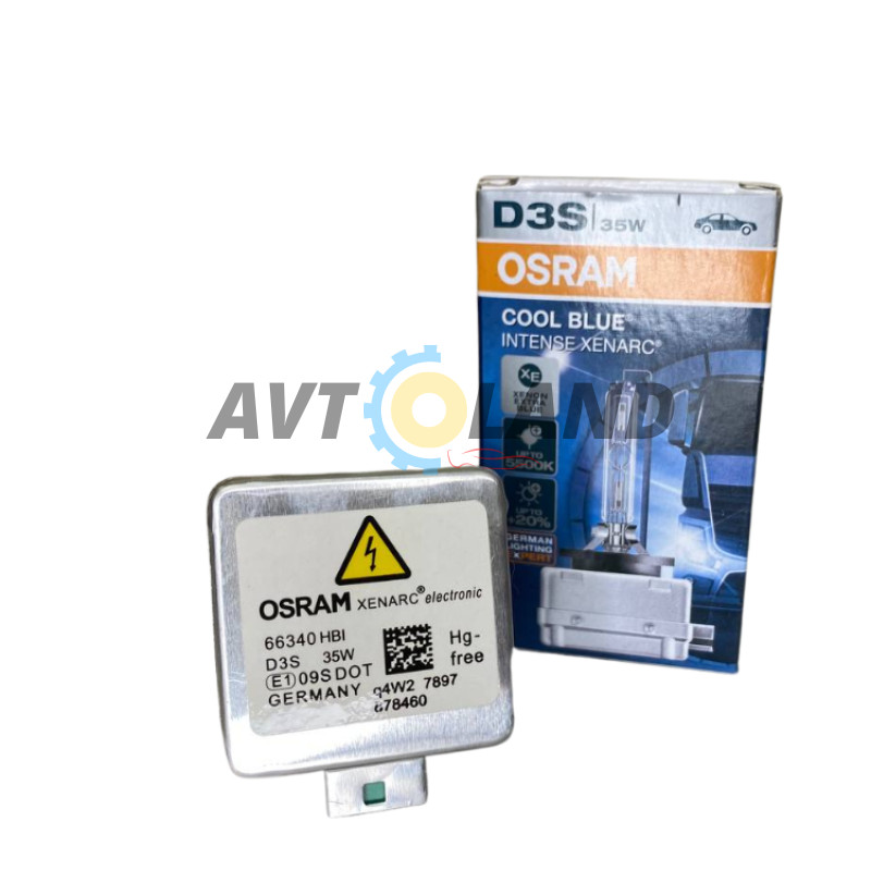 Штатна лампа ксенонова з цоколем D3S Osram Xenarc Classic 66340CLC купить недорого