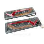 Світлодіодні ліхтарі СВІТОДИОДНІ REAR LAMP WAGON MINI ГАЧОК 12-24 V 30Х9 CM (КОМПЛЕКТ 2ШТ.) купити дешево