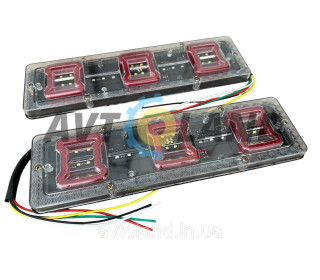 ФОНАРИ ЗАДНИЕ СВЕТОДИОДНЫЕ REAR LAMP WAGON MINI  КВАДРАТ 12-24 30Х9 CМ (КОМПЛЕКТ 2ШТ.)