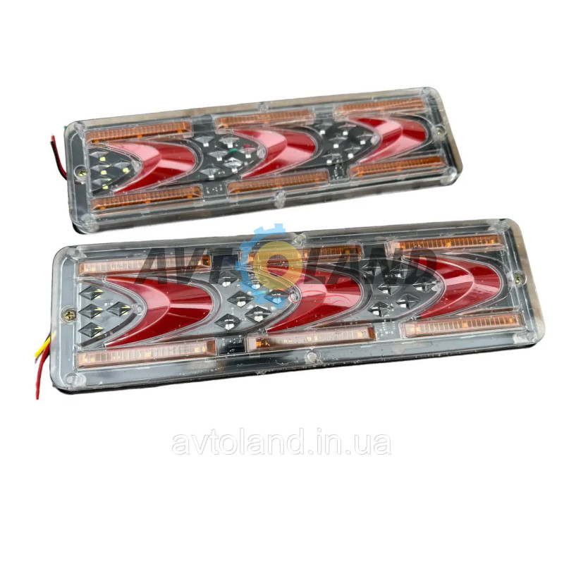 Світлодіодні ліхтарі СВІТОДИОДНІ REAR LAMP WAGON MIN ХВИЛЯ I 12-24 V 30Х9 CM (КОМПЛЕКТ 2ШТ.) купити дешево