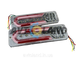 Світлодіодні ліхтарі СВІТОДИОДНІ REAR LAMP WAGON MINI МАГНИТ 12-24 V 30Х9 CM (КОМПЛЕКТ 2ШТ.)