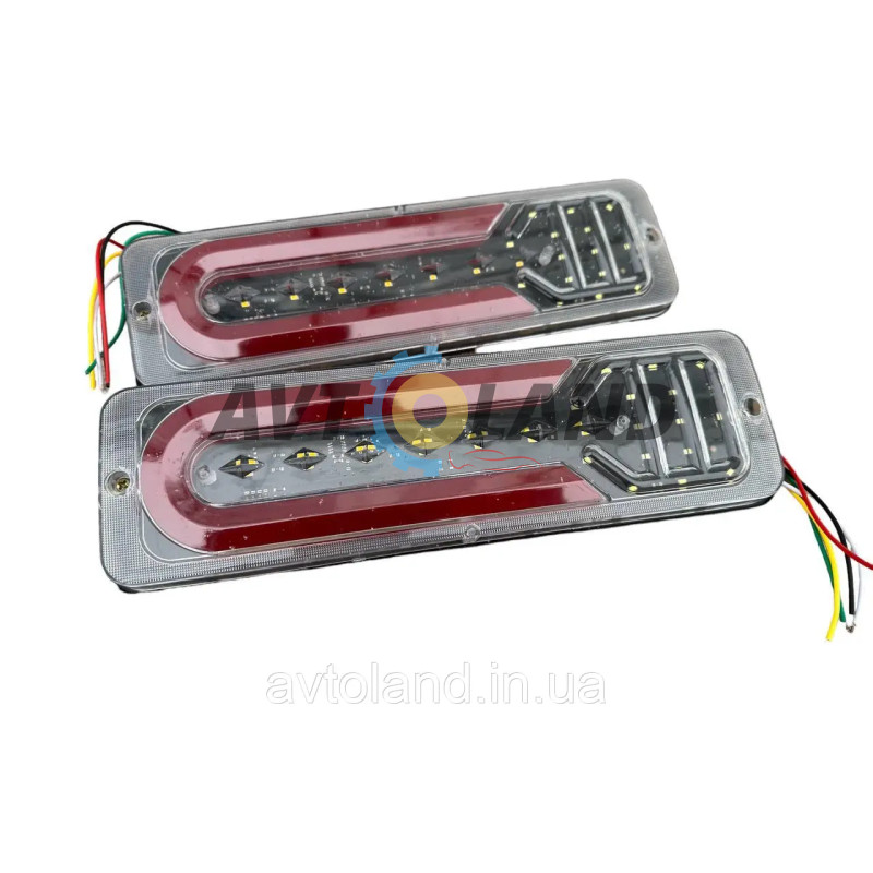 Світлодіодні ліхтарі СВІТОДИОДНІ REAR LAMP WAGON MINI МАГНИТ 12-24 V 30Х9 CM (КОМПЛЕКТ 2ШТ.) купити дешево