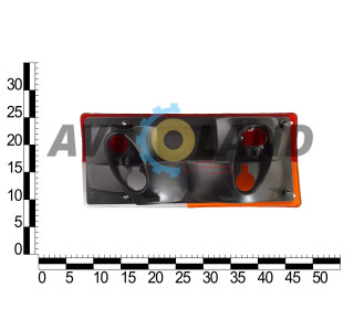 Корпус фонаря заднего с рассеивателем ВАЗ 2107 лев.