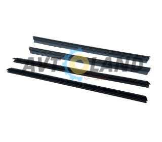 Уплотнитель опускного стекла двери ВАЗ 1117-19, 2190, 2194 внутренний передний и задний (к-т 4 шт.)