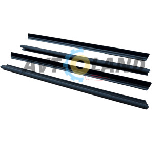 Уплотнитель опускного стекла двери ВАЗ 2123 внутренний передний и задний (к-т 4 шт.)