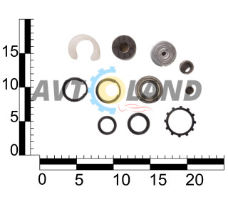 Ремкомплект рульової рейки ВАЗ 2108-099 з підшипниками 903Е - 1 шт 604901 - 1 шт) Pegas