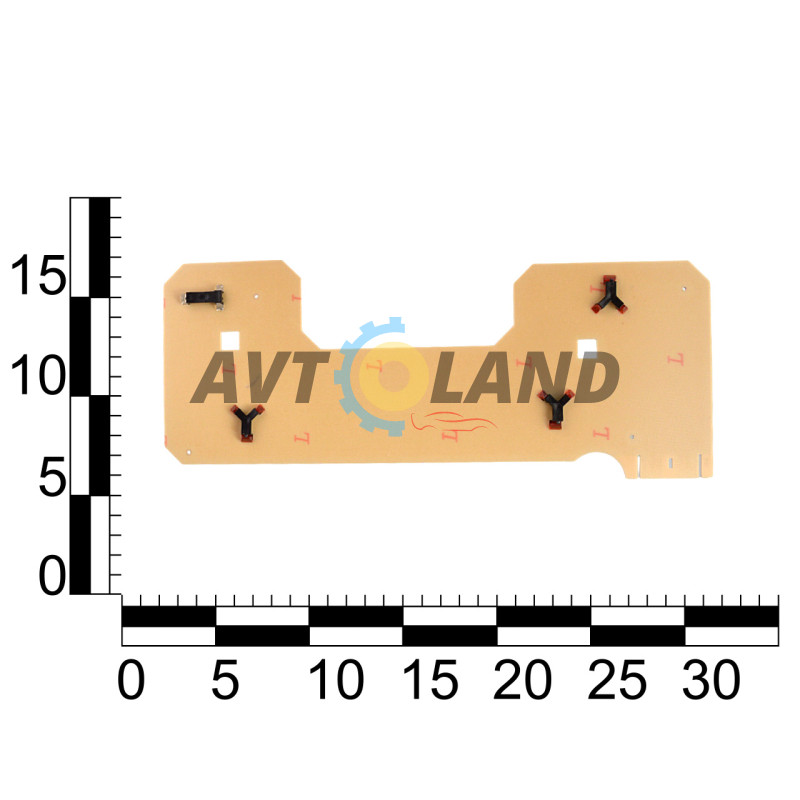 Плата заднього ліхтаря ВАЗ 2107 права, з лампами, WATT купити дешево