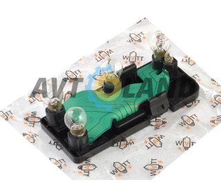 Плата заднего фонаря ВАЗ 21213 наружного, левая, в сборе с лампами, (угол)