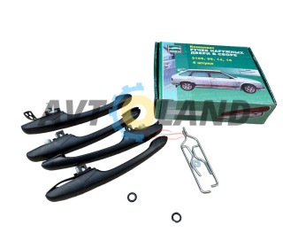 Євроручка двері ВАЗ 2109-099, 2114-15 зовнішня, н/о, поліамід (к-т 4 шт.) 33 STANDART