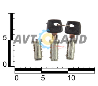 Циліндри замка дверей і багажника з ключами ВАЗ 2123, 1118, ″личинка″