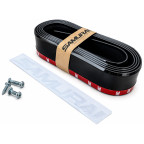 Молдинг на авто (250х6 см) SAMURAI BLACK / Універсальна гумова губа на бампер, Чорна купити дешево