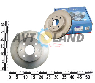Диск тормозной передний ВАЗ 2110-12, 13″ вентилируемый, ROTINGER