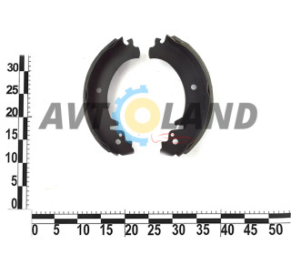 Колодка гальмівна задня ВАЗ 2101-07, 2121-214 (к-т 4 шт.)