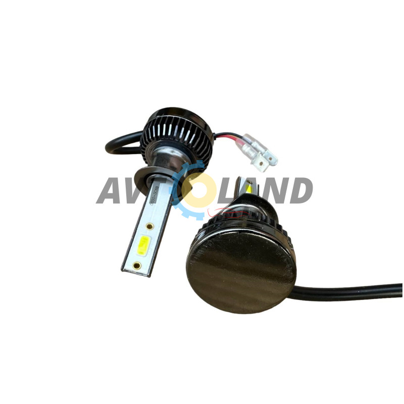 Автомобільні світлодіодні лампи LED 55Вт 10000Лм 6500К 9-32 Цоколь H1 купити дешево