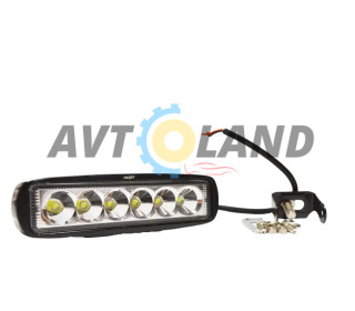 LED ФАРА 18ВТ 6ЛАМП  Ближний свет