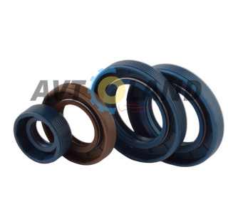 Сальник КПП ВАЗ 2108-2110-12 (к-т 4 шт.) (обрезиненные)