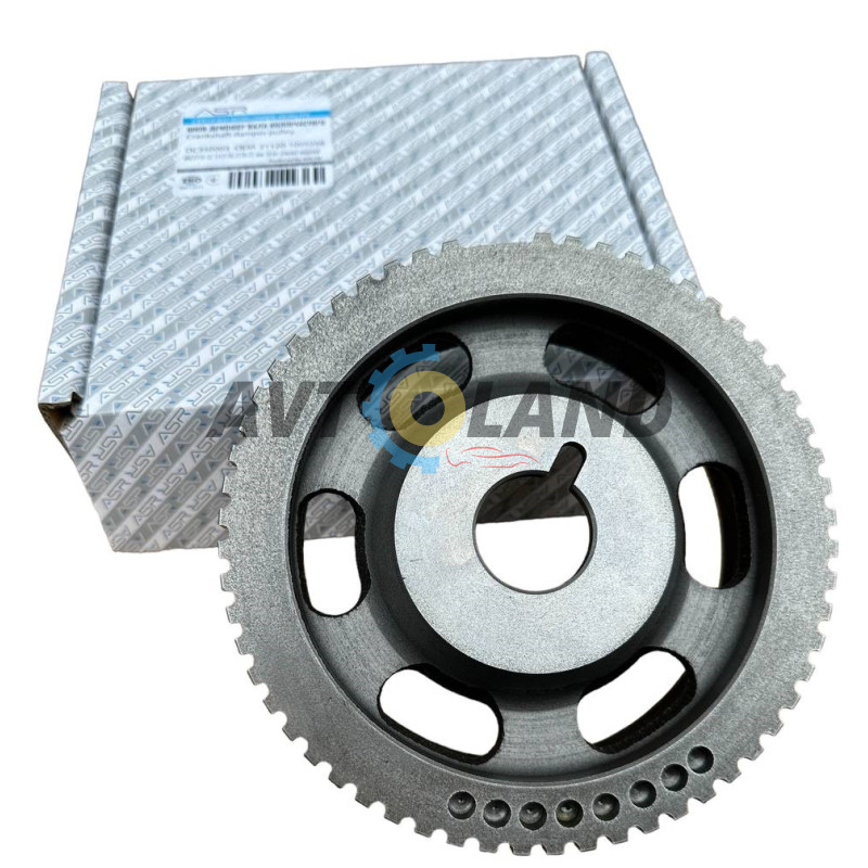 Шків демпфер вала колінчастого ВАЗ 2110-12, 1117-19, 2170-72 інж. 16 кл., цільний чавунний купити дешево