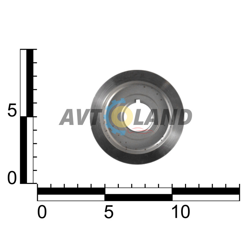 Шкив зубчатый ВАЗ 1117-19, 2170, 11194 вала коленчатого, 16 кл., дв. 1,6; 1,4 ″звезда″ купить недорого