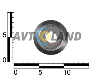 Шків зубчастий ВАЗ 1117-19, 2170, 11194 вала колінчастого, 16 кл., дв. 1,6; 1,4 ″зірка″