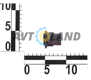 Кнопка склопідіймача ВАЗ 2108-15, ГАЗ 31105, ЗАЗ в зб. з шахтою