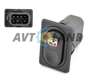 Кнопка склопідіймача ВАЗ 2108-15, ГАЗ 31105, ЗАЗ в зб. з шахтою