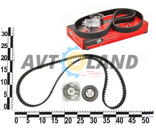 Ролик ГРМ ВАЗ 2110-12, 16 кл. (830900АЕ1, 830700АЕ) з ременем, к-т, GATES	