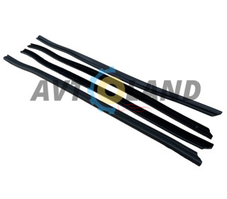 Уплотнитель опускного стекла двери ВАЗ 2108,2113 передней нижний (к-т 4 шт.)