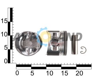 Поршень двигателя ВАЗ 2101 (76,4 ) (+0,40) (поршень, палец) группа А анодированные (к-т 4 шт.) OEM