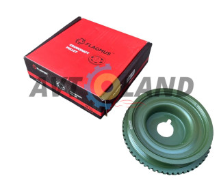 Шкив демпфер вала коленчатого ВАЗ 2110-12, 1117-19, 2170-72, инж. 16 кл. FLAGMUS