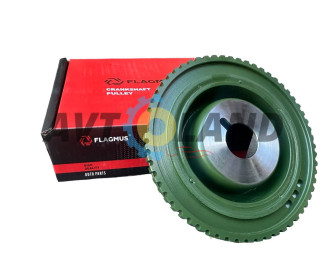 Шкив демпфер вала коленчатого ВАЗ 2110-12, 1117-19, 2170-72, инж. 16 кл. FLAGMUS