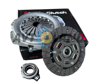 Комплект сцепления Daewoo Sens, ЗАЗ 1102-03 (диск нажимной, ведомый, подшипник)  FLAGMUS