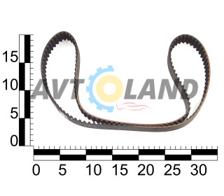 Ремень ГРМ ВАЗ 2110-12 1,5л, 1,6л 16 кл. зубчатый (9,525 х 136 - 1295)
