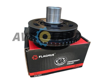 Шкив демпфер вала колінчастого ВАЗ 2123, (кондиціонер) Flagmus