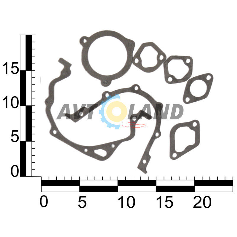 Комплект прокладок ДВЗ ВАЗ 2108-099 (82,0) дв. 1,5л, повний набір Люкс купити дешево