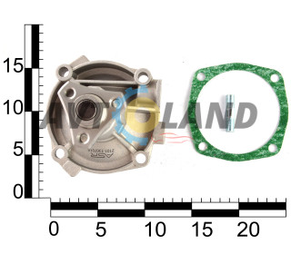 Насос водяний ВАЗ 2101-07, 2121-214, 2123 без корпусу (кришка) з Turbo крильчатка (євросальник, посилений підшипник)  ″помпа″ ASR EXTREME