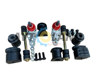 Комплект підвіски Ланос, Сенс, Нексия (комплект 4 Сайлентблоки, 2 втулки, 2 стійки, 2 кульові опори)