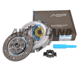 Комплект зчеплення ВАЗ 2110-12, (диск натискний, ведений, підшипник) кор. уп. ASR