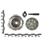 Комплект зчеплення DAEWOO Sens, ЗАЗ 1102-03 (диск натискний, ведений, підшипник) купити дешево