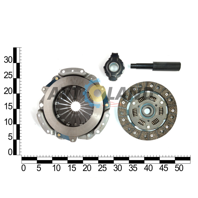 Комплект зчеплення DAEWOO Sens, ЗАЗ 1102-03 (диск натискний, ведений, підшипник) купити дешево